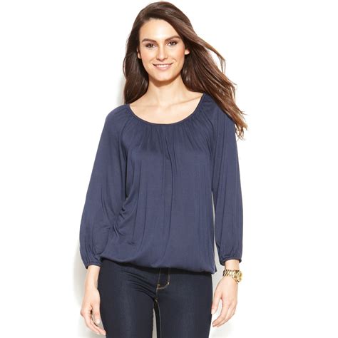 ebay michael kors navy cape top open sleeves|Michael Kors Women's Tops & Blouses for sale .